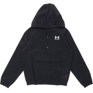 Under Armour Boys Icon Woven Anorak Jacket Black NWT Youth Large Hooded